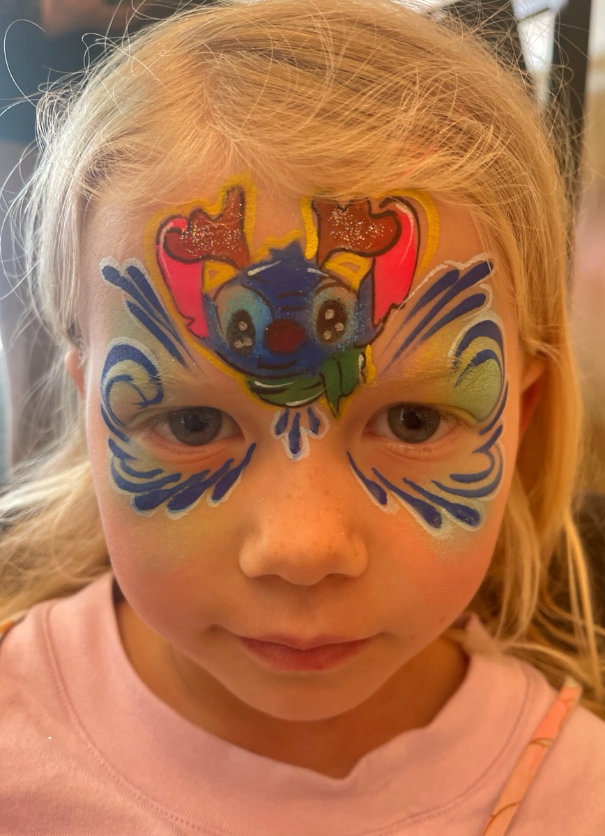 Stitch with butterfly wings mask